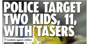 Police target two kids, 11, with Tasers