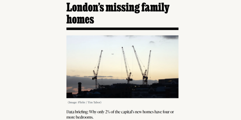 London’s missing family homes